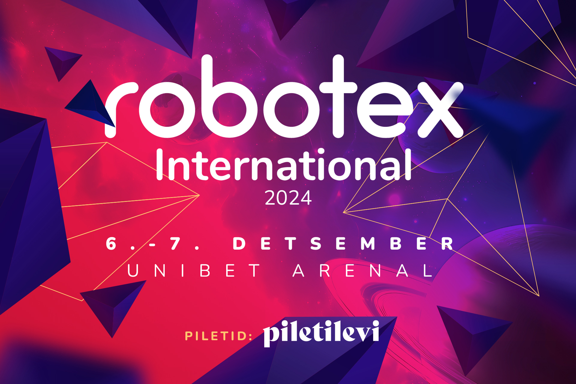 6. – 7. detsembril toimub Tallinnas Unibet Arenal taas suurim rahvusvaheline robootikafestival Robotex International, kuhu võistlema saabub robootikasõpru üle k