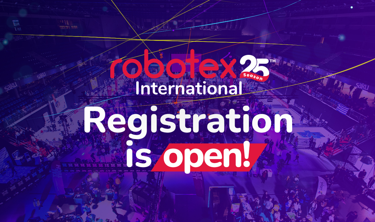 Registration for Robotex International is now open!